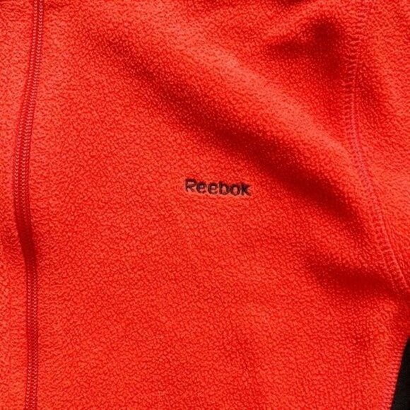 5/$25 Reebok red fleece long sleeve‎ coat - Picture 3 of 7